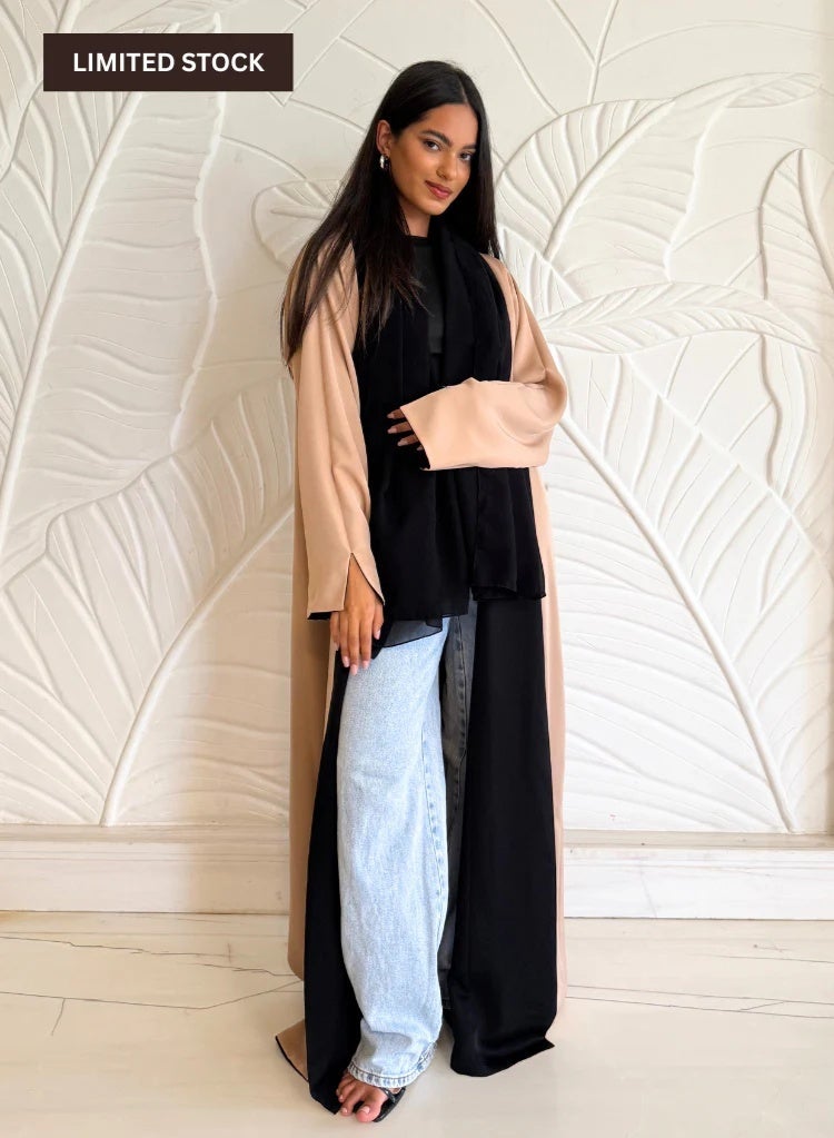 JAMEELA Reversible Two-Tone Abaya - Image 2